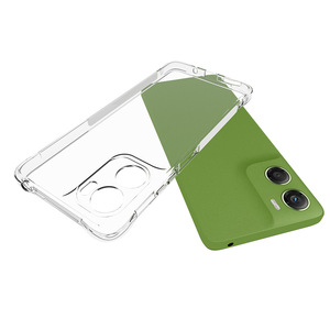 Étui de protection d'objectif de pare-chocs en TPU souple antichoc à quatre coins pour Moto G06/G06 Power - Product Image 5
