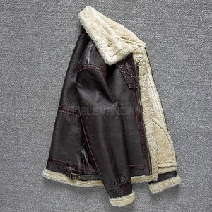 2024 Solid Color Casual <b>Men</b> <b>Shearling</b> <b>Jacket</b> Streetwear New Fashion Windproof <b>Men</b> <b>Shearling</b> <b>Jacket</b> - Product Image 3