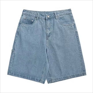 Pantalones Cortos de Mezclilla Casuales Y2K para Hombre, Estilo Urbano, con Logotipo Personalizado al por Mayor, 100% Algodón Ecológico, Largura hasta la Rodilla - Product Image 2