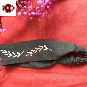 Fabricante personalizar moda mujer accesorios para el cabello banda para la cabeza personalizada mujer tela lazo nudo diadema para niñas - Product Image 3