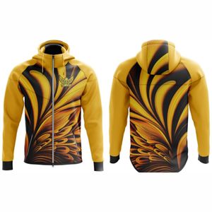 ซิปทองแดงมีฮู้ดแบบรูดซิปผ้าฝ้าย100% สำหรับฤดูหนาวผ้ากำมะหยี่กันลม550gsm แบบปรับแต่งได้ - Product Image 5