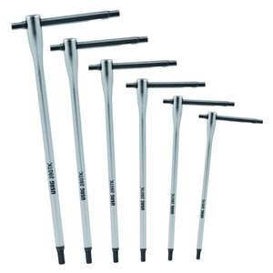 Juego de Seis Llaves Hexagonales con Mango en T y Barra Deslizante para Uso Diario y Comodidad - Product Image 1