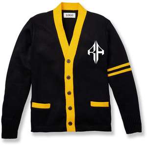 New Top High Quality Custom Logo New Design <b>Men's</b> <b>Cardigan</b> Winter Sweater Wholesale Wool / Acrylic Material by ATLANTIC - Product Image 1