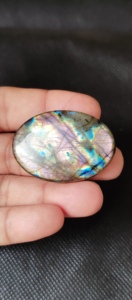 Cabochon en Labradorite naturelle pierres précieuses en vrac violet et bleu tailles mixtes pour la fabrication de bijoux bagues pendentifs - Product Image 3