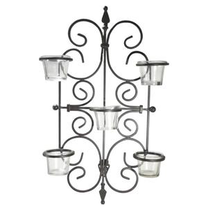<b>Wall</b> Hanging Aluminium <b>Wall</b> Sconce With Glass Votive <b>Candle</b> Holder For Home Living Room <b>Wall</b> Decorative - Product Image 5