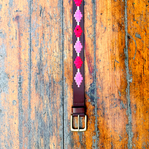 Polo pour homme Ceinture en cuir véritable avec fil cireux 100% Boucle en laiton massif Longueur personnalisée Fil recyclé Polo pour jeune homme - Product Image 5