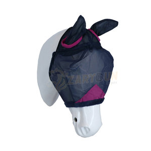 ZARYOUN IMPEX ZI-6002 Housse anti-mouches légère et personnalisable pour chevaux, imperméable, avec protection anti-moustiques en maille pour les oreilles, directement de l'usine pour l'équitation - Product Image 1