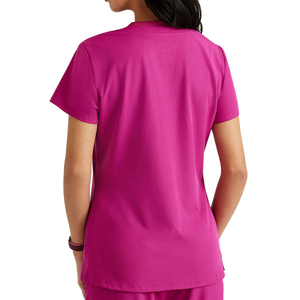 Uniforme de Enfermería de manga corta con estilo para mujer, los últimos uniformes médicos con soporte o cuello en V, uniformes de hospital de rayón al por mayor - Product Image 2
