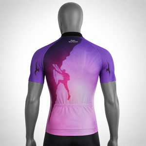 Vêtements de performance pour l'extérieur, maillot de cyclisme léger pour homme, 100% polyester, séchage rapide, avec maille ventilée pour un confort longue durée lors des activités - Product Image 2