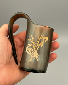 Jarra de Cuerno Ecológica de Alta Calidad, Hecha a Mano, Clásica, AZ ENTERPRISES, Jarra Vikinga Premium, Regalos para Bodas, Venta al por Mayor - Product Image 3