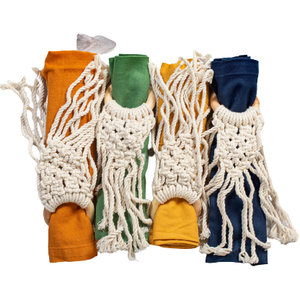Wholesale <b>Cheap</b> Price Macrame Charm Handmade Woven Ornament Decor Wall Decor Napkin <b>Ring</b> Holder Napkin <b>Rings</b> - Product Image 1