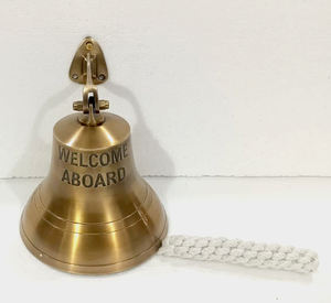Brass <b>Ship</b> <b>Bell</b> Antique Finished BIG SALE Engraved Wall Decoration Brass <b>Ship</b> <b>Bell</b> Wholesale Manufacturer of Nautical <b>Ship</b> <b>Bell</b> - Product Image 3