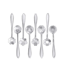 ชุดช้อนขนมหวานทำจากสแตนเลสคุณภาพดีเยี่ยมช้อนนำโลโก้ตามสั่ง - Product Image 4