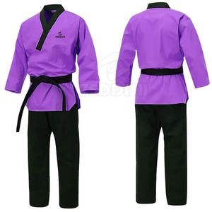 Uniforme de Judo de algodón de alta calidad con mangas completas Color personalizado Último diseño para artes marciales de Karate Ligero - Product Image 3