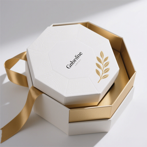Caja de perfume hexagonal Premium de cartón rígido con logotipo personalizado con ESTUCHE DE REGALO elegante para exhibición de fragancia, embalaje de marca minorista - Product Image 6