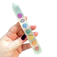 Baguette de selénite 7 Chakra de meilleure qualité à vendre