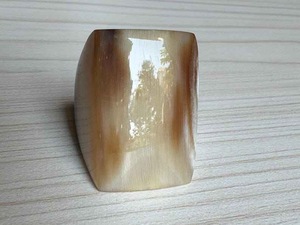 Buffalo Horn Ring Polished Party Ware Jewelry for Wedding Anniversary Hot Sale Color Natural Horn - Product Image 5