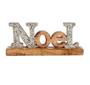 Handcrafted Aluminum And Wooden <b>Christmas</b> Alphabet <b>For</b> <b>Christmas</b> Home Decor Featuring Natural Wood And Metal Contrast - Product Image 1