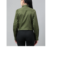 Elegante Vintage-Bluse für Damen aus Satin mit Knöpfen, Büro- und Karriere-Hemden, Oberteile 2026, Modische Lässige Formelle Rote Blusen aus BD