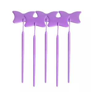 Miroir cosmétique visage parfait avec logo personnalisé de haute qualité 3X plaqué or poignée extra large forme ovale miroir à cils vue convexe - Product Image 1