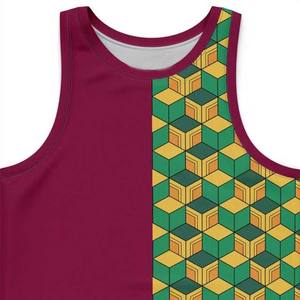 Maillots de basket-ball en maille 100% polyester personnalisés, haute qualité, design sublimé unisexe, dernier maillot pour hommes - Product Image 4