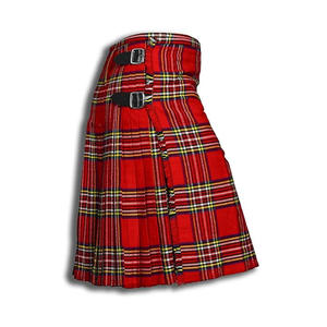 Venta al por mayor excelente calidad Mens Scottish Tartan Kilt 13oz Highland Casual Kilt para hombres disponible en todos los tamaños y colores - Product Image 6