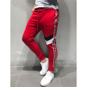 Wholesale Custom 100% Cotton Gym Track Pants for Men High <b>Waist</b> Jogger <b>Trousers</b> with Casual Style Sweatpants with Brand Logo - Product Image 2