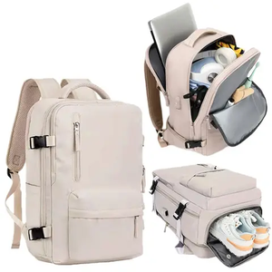 กระเป๋าเดินทางขนาดเล็กสีชมพูกระเป๋าถืออเนกประสงค์กระเป๋ากีฬายิม - Product Image 1