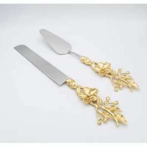 Ensemble de couverts en acier inoxydable couleur or de qualité supérieure couverts de taille personnalisée pour mariage et fête - Product Image 4