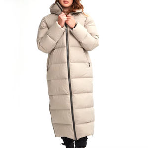 Color único 100% Material de poliéster hecho chaqueta acolchada para mujer/buena venta mujeres mejor precio chaqueta acolchada larga cómoda - Product Image 1