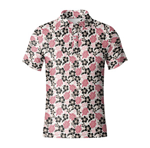 Chemise de golf pour homme en jersey uni, OEM, polyester, élasthanne, extensible, séchage rapide, haute performance, uniforme de golf - Product Image 4