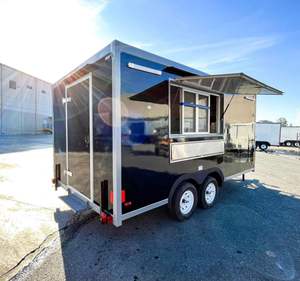 Remorque mobile extérieure de nourriture Chariot mobile d'usine de nourriture de rue Camion mobile de nourriture en vente Acier personnalisé - Product Image 5