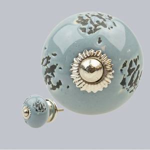 Manija y perillas de colores personalizadas, herrajes hechos a mano, decoración de gabinete de diseño indio, perillas de puerta de cerámica para diseños de interiores - Product Image 4