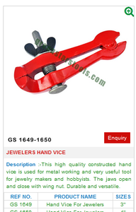 ที่รองมือเหล็ก GS 1649เครื่องมือทำเครื่องประดับสำหรับอัญมณี - Product Image 2