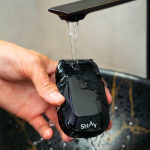 Afeitadora Eléctrica Inalámbrica para Hombre, Resistente al Agua IPX7, Afeitadora Rotativa de Doble Cuchilla USB, Recortadora de Barba Lavable, Cortadora de Pelo para Cara y Cuerpo - Product Image 5