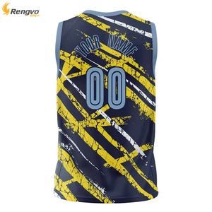 Uniforme de baloncesto personalizado con diseño de logotipo del equipo Jersey cosido Ropa de talla grande Técnica de sublimación - Product Image 2