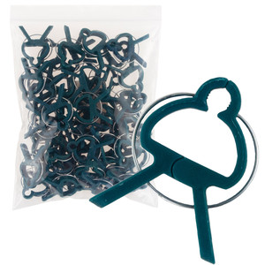 Clips de jardin en plastique de haute qualité, lot de 50, écologiques, pour la fixation des plantes, en boîte, excellent rapport qualité-prix - Product Image 1