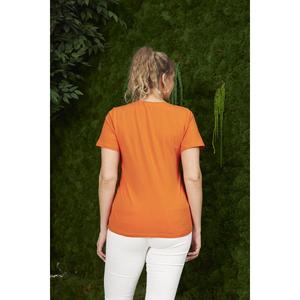 T-shirt col rond grande taille orange - Product Image 4