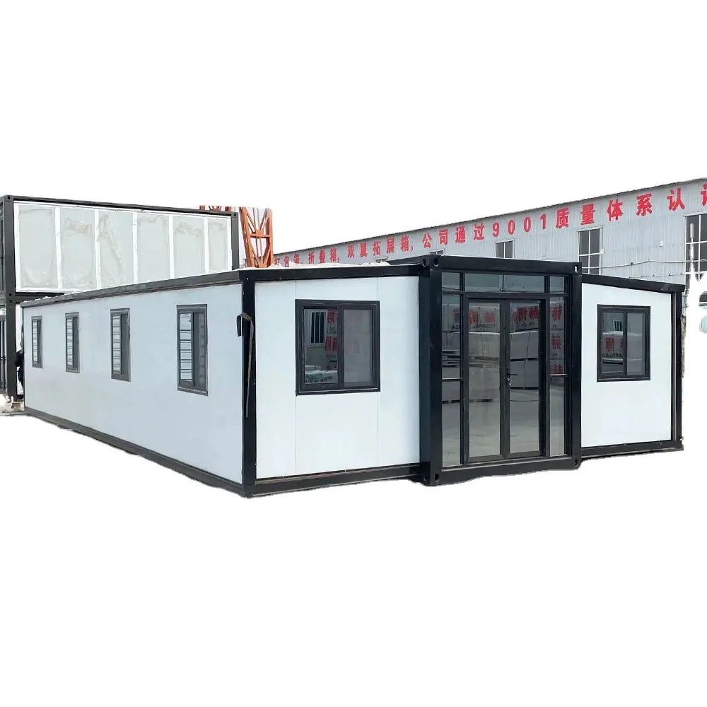 Luxury prefab house ready made economical portable cafe coffee shops expandable house prefabricated house 3 bedrooms and living