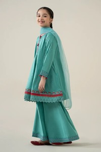 Shalwar Kameez élégant pour filles, robe ethnique traditionnelle, mode estivale, tenue de fête décontractée, évacuation de l'humidité, séchage rapide - Product Image 6