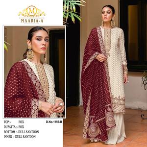 Conjunto de traje Salwar Kameez bordado con lentejuelas paquistaníes asequibles de primera calidad, ropa elegante para mujer disponible en cantidad al por mayor - Product Image 3