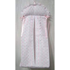Porte-couches à pois roses - Rangement et organisation pour bébé - Product Image 1