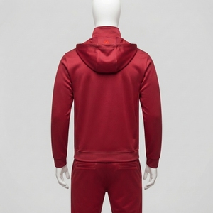 Ensemble de survêtement rouge pour homme, veste athlétique à fermeture éclair intégrale, pantalon de jogging, vêtements de sport, entraînement, gym, course à pied, fitness, vêtements décontractés, tenue de sport - Product Image 5