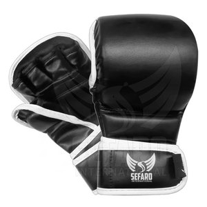 ถุงมือฝึกซ้อม MMA แบบกำหนดเองได้ MOQ ต่ำ ถุงมือฝึกซ้อม MMA คุณภาพสูง ถุงมือฝึกซ้อม MMA แบบครึ่งนิ้ว - Product Image 3