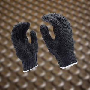 Gants de travail en PVC les plus vendus à pois double face, antistatiques, doublés de coton pour garage et usage industriel - Product Image 5