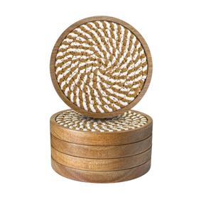 Elegant Handcrafted Eco-Conscious Jute Tea Coasters Personalized PVC Mats <b>Silicone</b> <b>Pads</b> Classic for Every Occasion for - Product Image 1