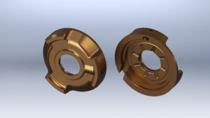 Componentes de placa de brida de acero inoxidable personalizados para montaje de motores Servicios de fundición de integración de equipos industriales - Product Image 2