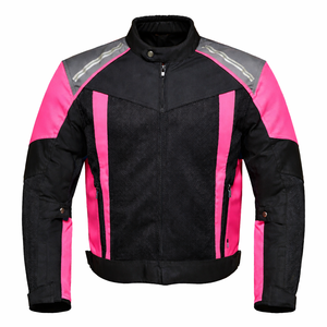 Blouson de moto ventilé en Cordura grande taille, vêtement de sport d'été avec doublure en maille respirante, blouson de moto réfléchissant avec protections CE - Product Image 1