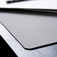 Tapis de bureau en cuir véritable de qualité supérieure bloc-notes de bureau anti-dérapant transfert de chaleur étanche Surface lisse conception personnalisable Stock