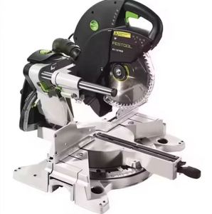 Dual KS 120 Compound Sliding Miter <b>Saw</b> 120mm Precision Cut Off Machine for Woodworking Angle Cutting - Product Image 1
